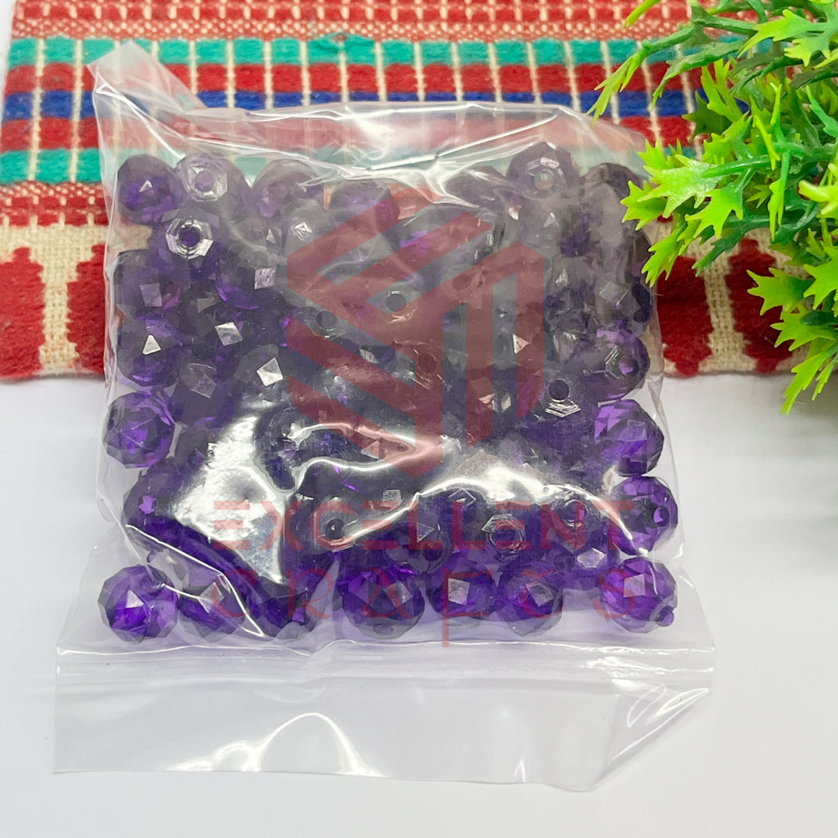 8mm Plastic Beads Round-(100pcs Pack)