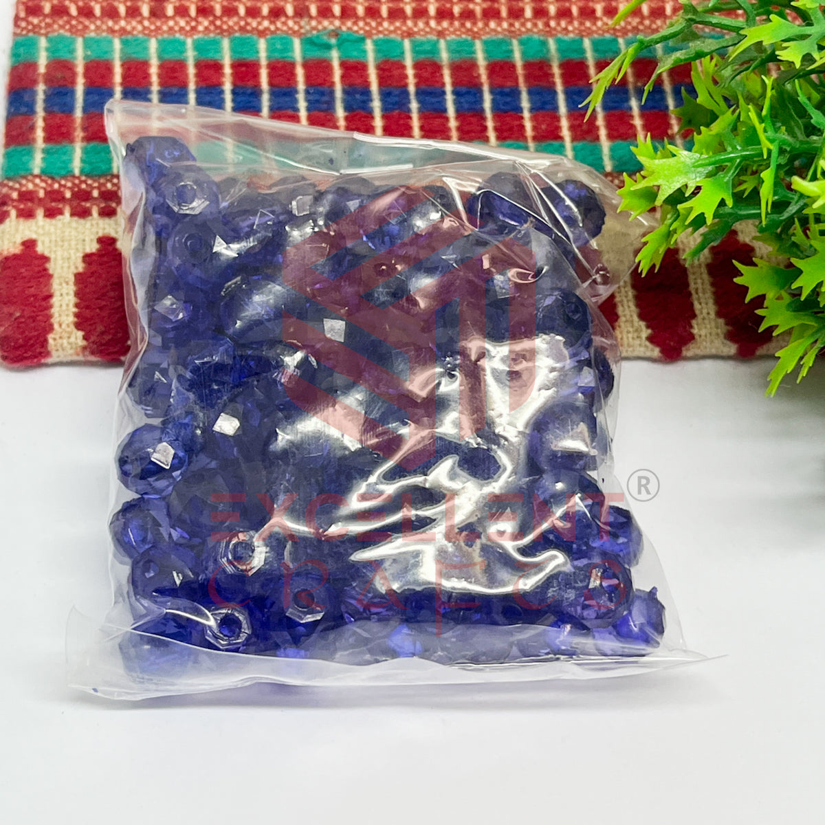 8mm Plastic Beads Round-(100pcs Pack)