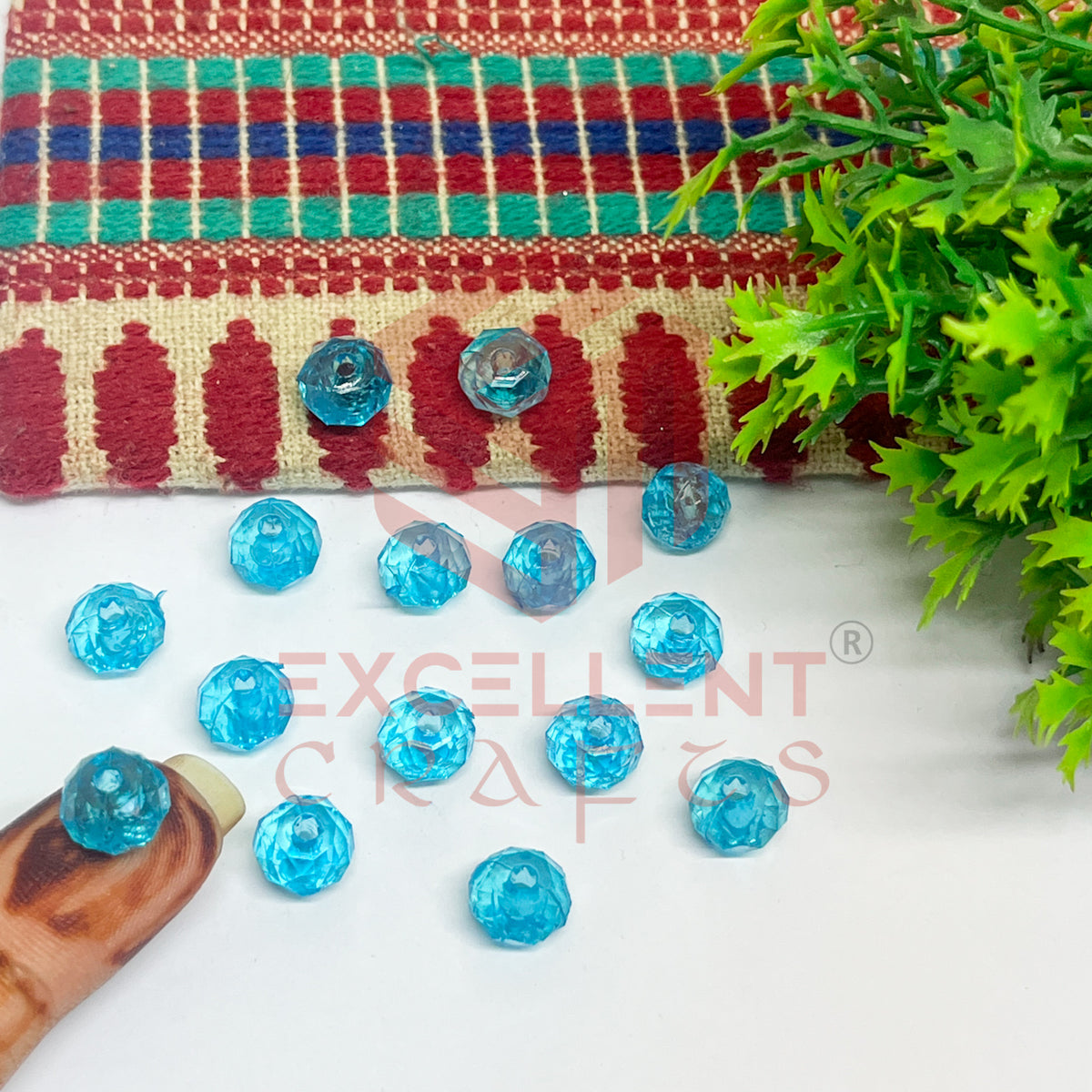 8mm Plastic Beads Round-(100pcs Pack)