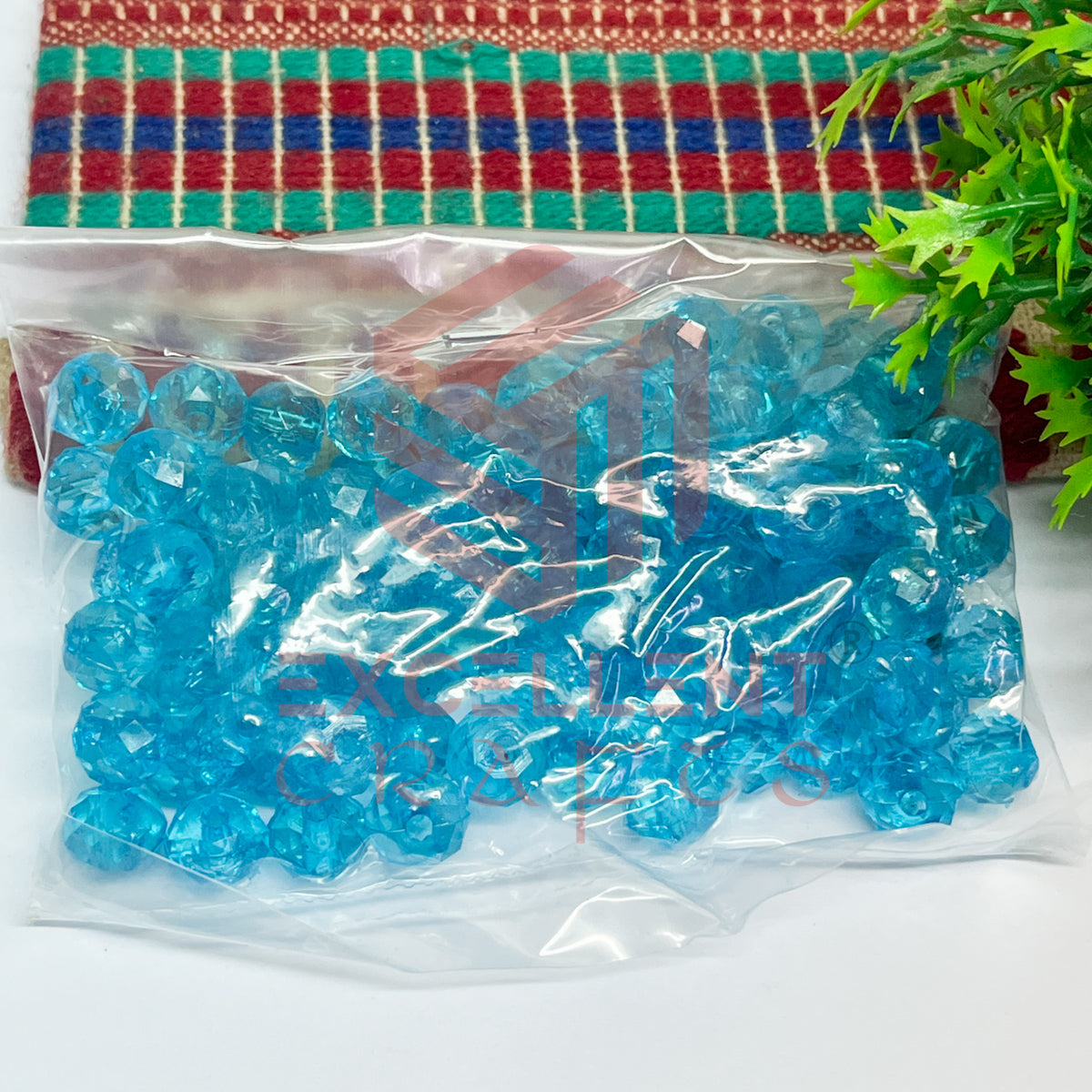 8mm Plastic Beads Round-(100pcs Pack)