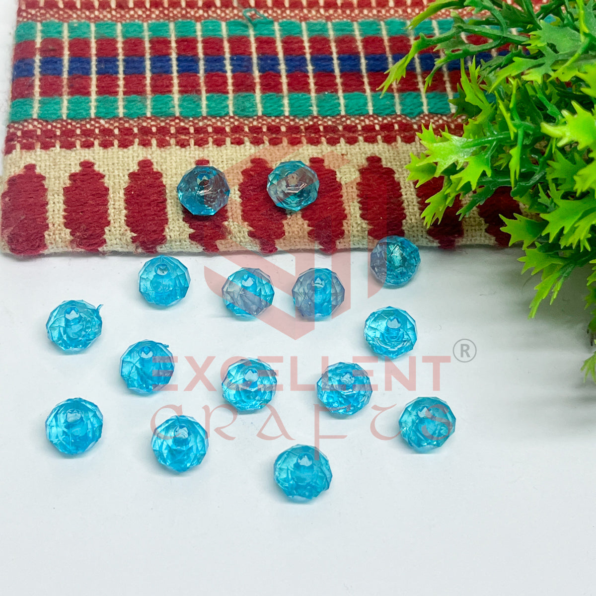 8mm Plastic Beads Round-(100pcs Pack)