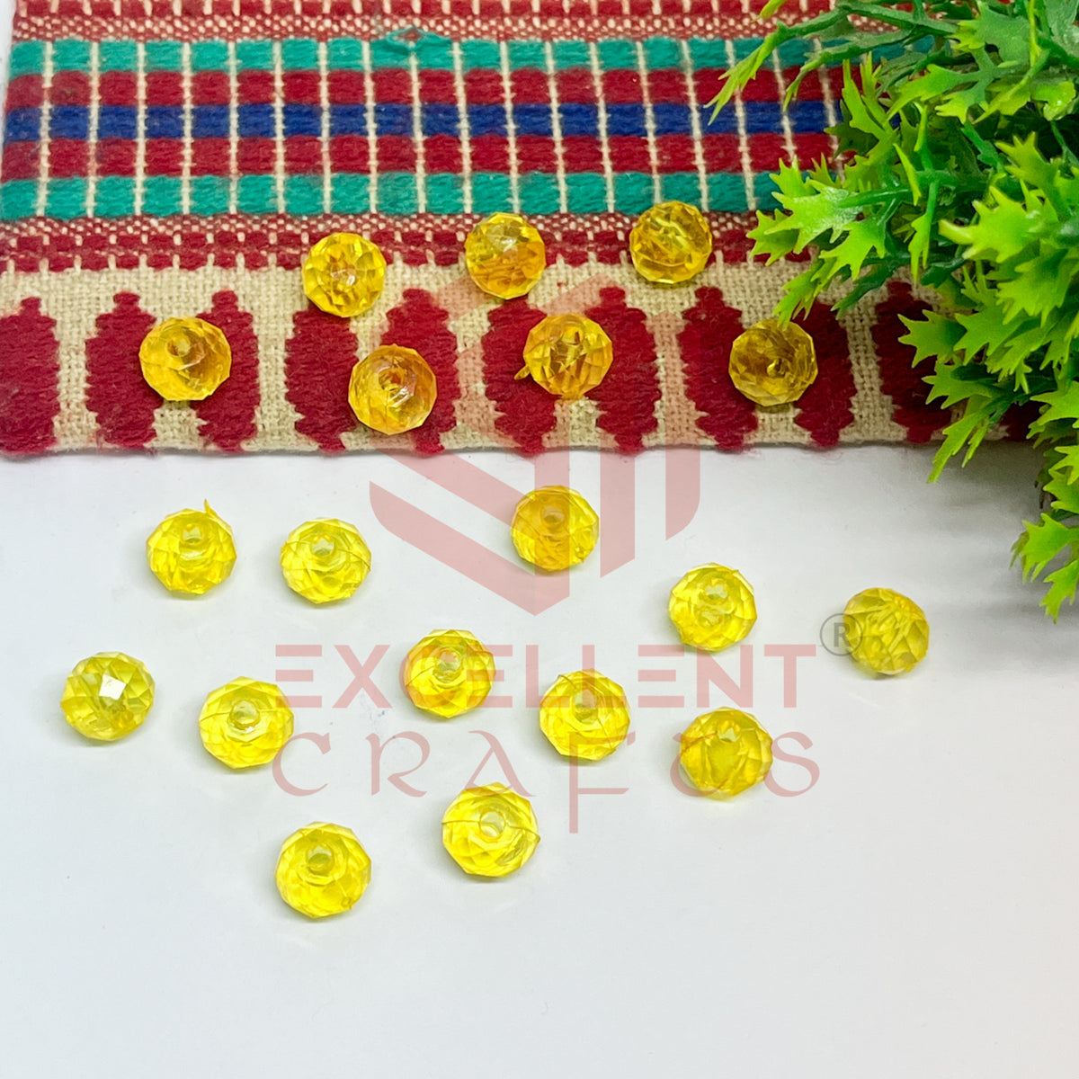 8mm Plastic Beads Round-(100pcs Pack)