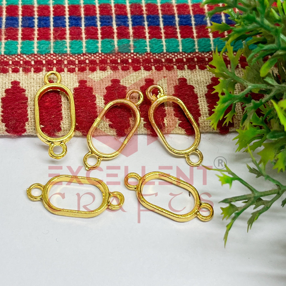 Curve Rectangle Mini Rakhi Connectors