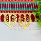 30x32mm Leaf Design Raw Brass Charm