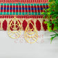 Raw Brass Drop Shape Charm with Jali Design - 1 Pc