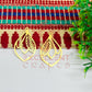 22x37mm Leaf Design Raw Brass Charm - 1Pc