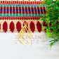 22x37mm Leaf Design Raw Brass Charm - 1Pc
