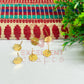 Hexagon Tiny Brass Stud