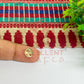 Round Tiny Brass Stud