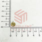 Round Tiny Brass Stud