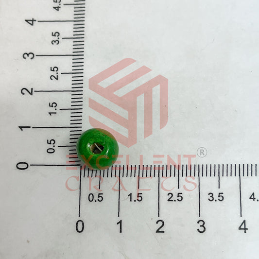 10mm Round Wooden Beads (50Pcs Pack)