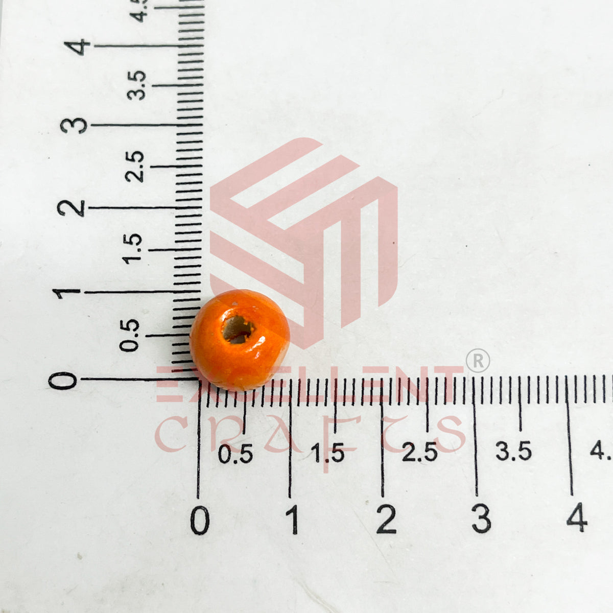 10mm Round Wooden Beads (50Pcs Pack)