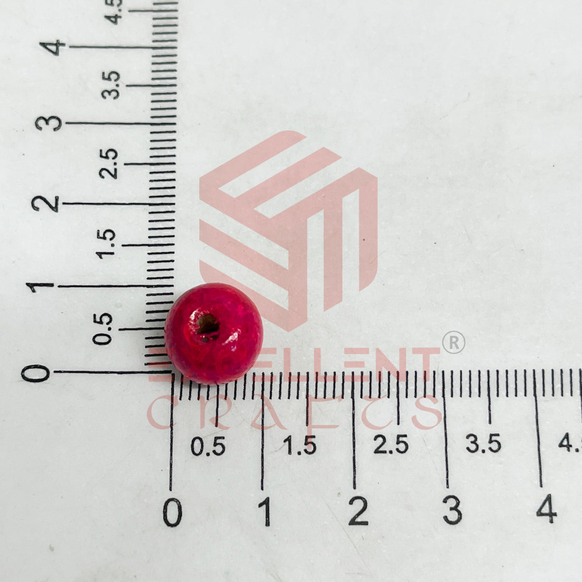 10mm Round Wooden Beads (50Pcs Pack)