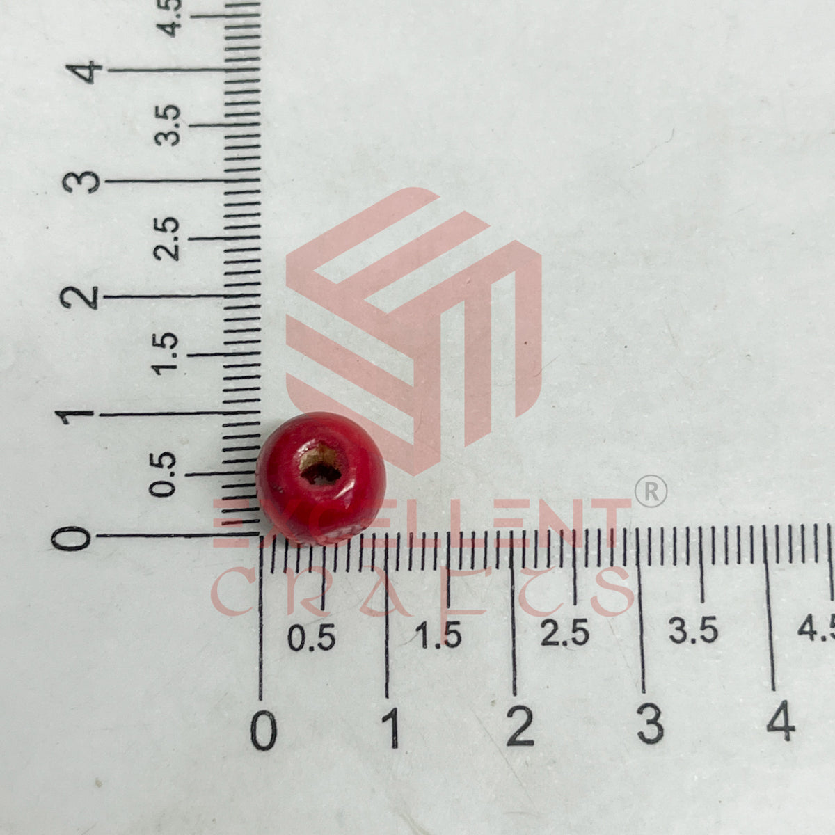 10mm Round Wooden Beads (50Pcs Pack)