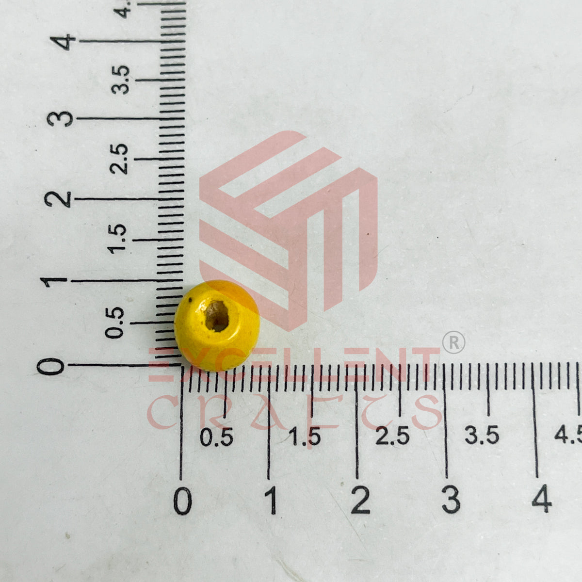 10mm Round Wooden Beads (50Pcs Pack)