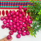 12mm Round Wooden Beads (50Pcs Pack)