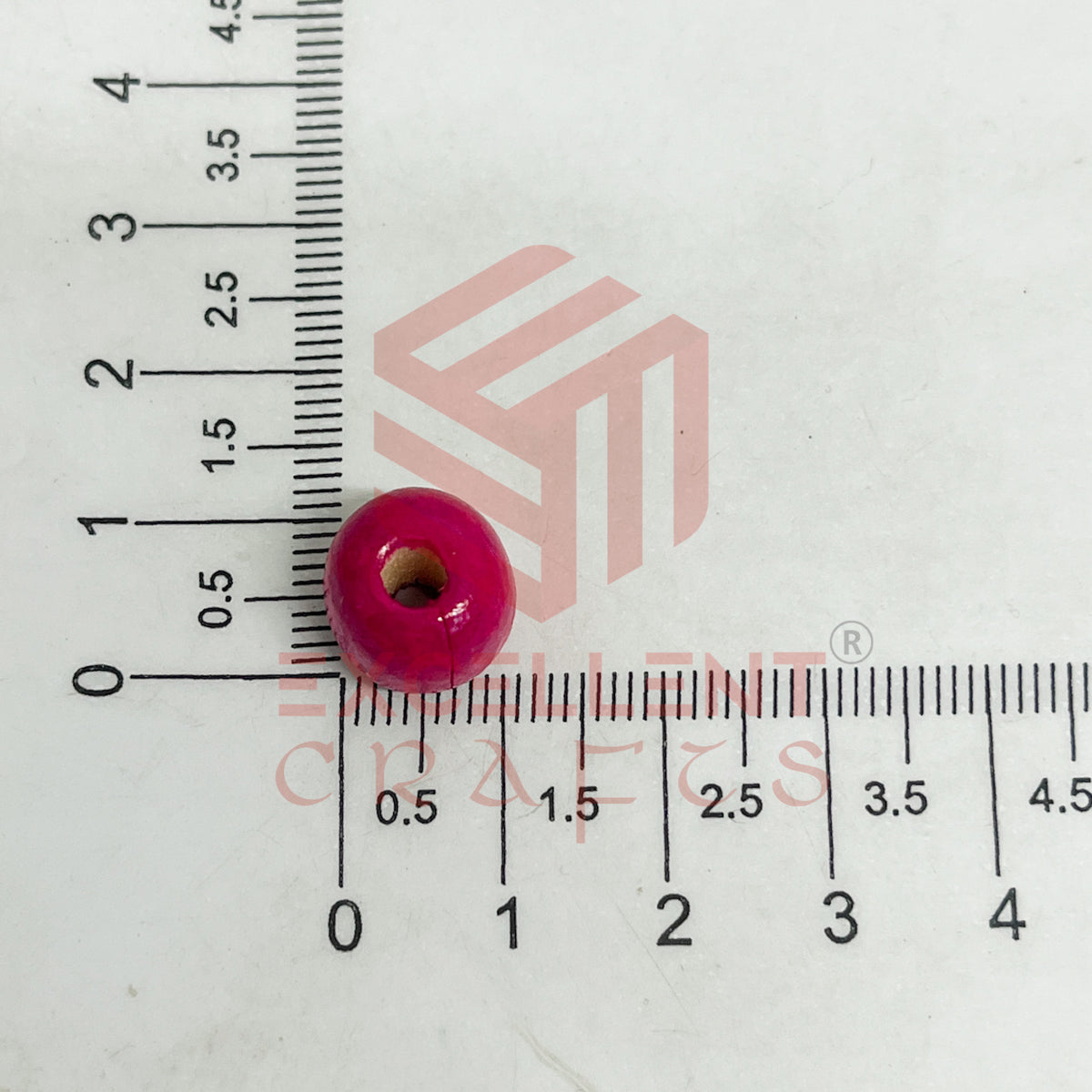 12mm Round Wooden Beads (50Pcs Pack)