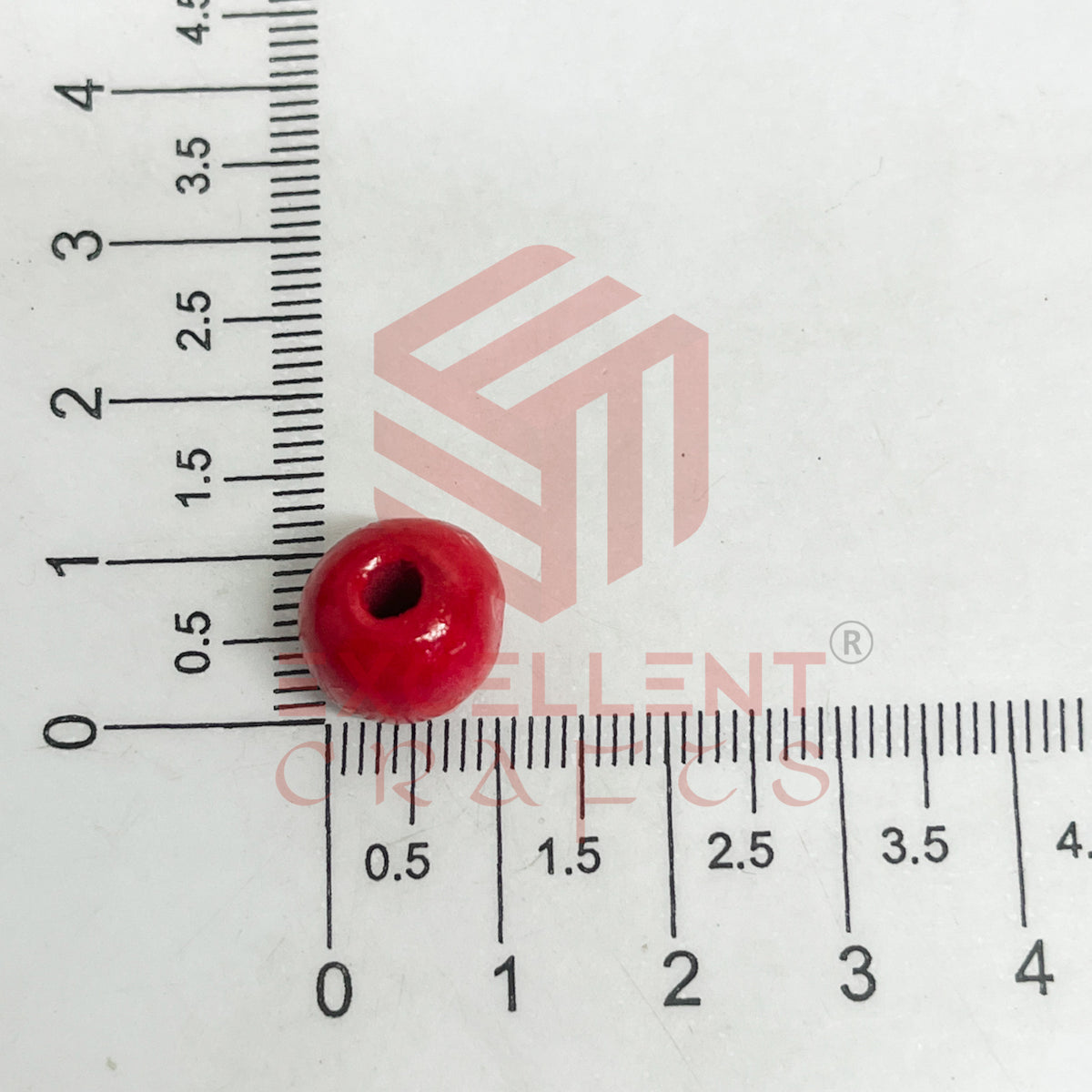 12mm Round Wooden Beads (50Pcs Pack)