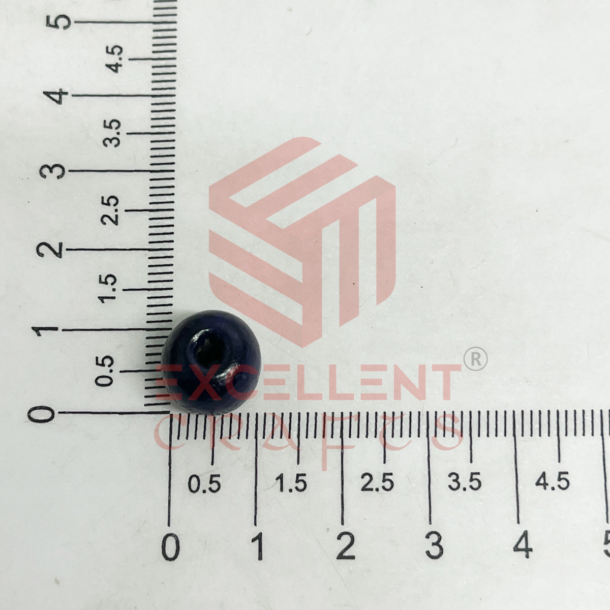 12mm Round Wooden Beads (50Pcs Pack)