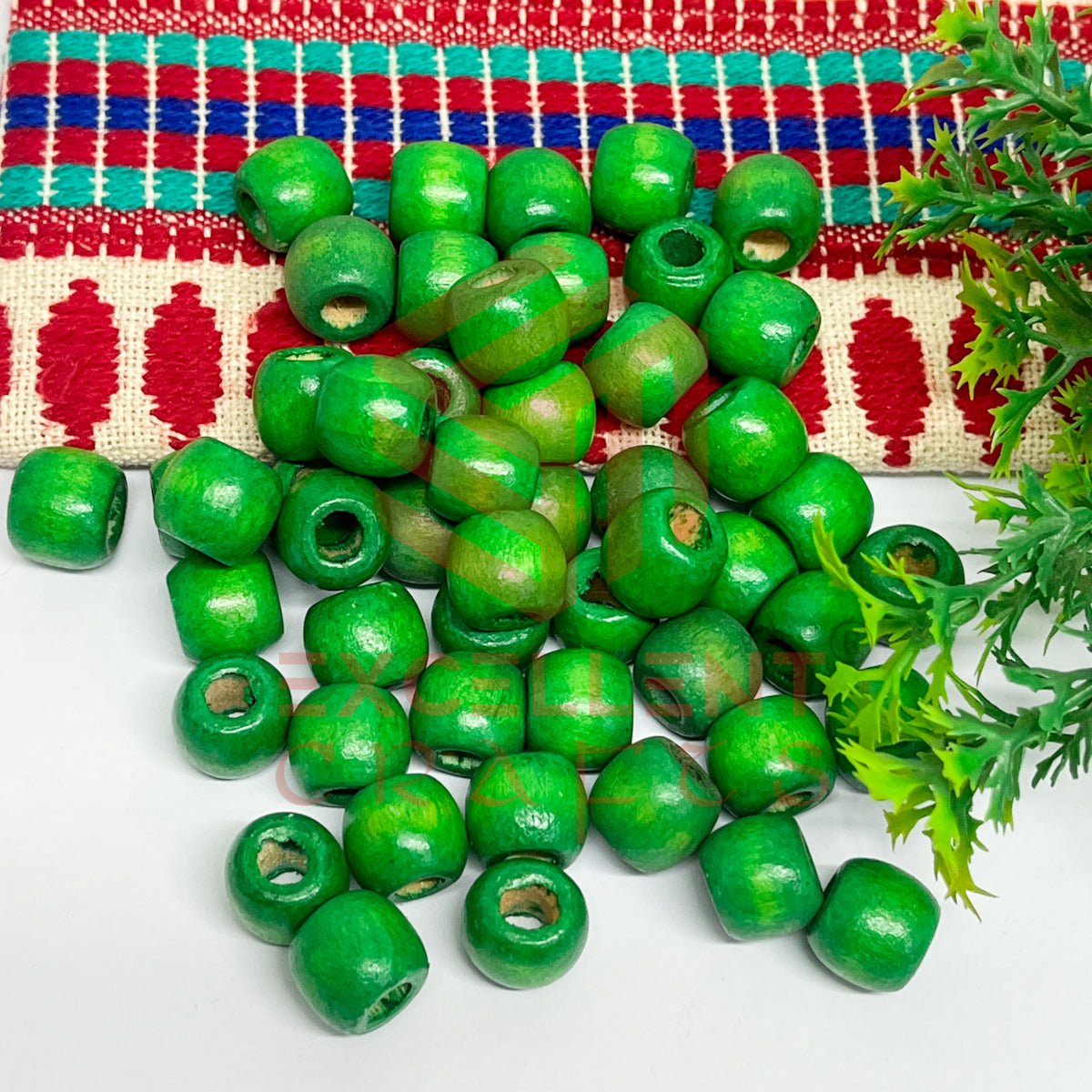 12x14mm Wooden Beads (50Pc Pack)