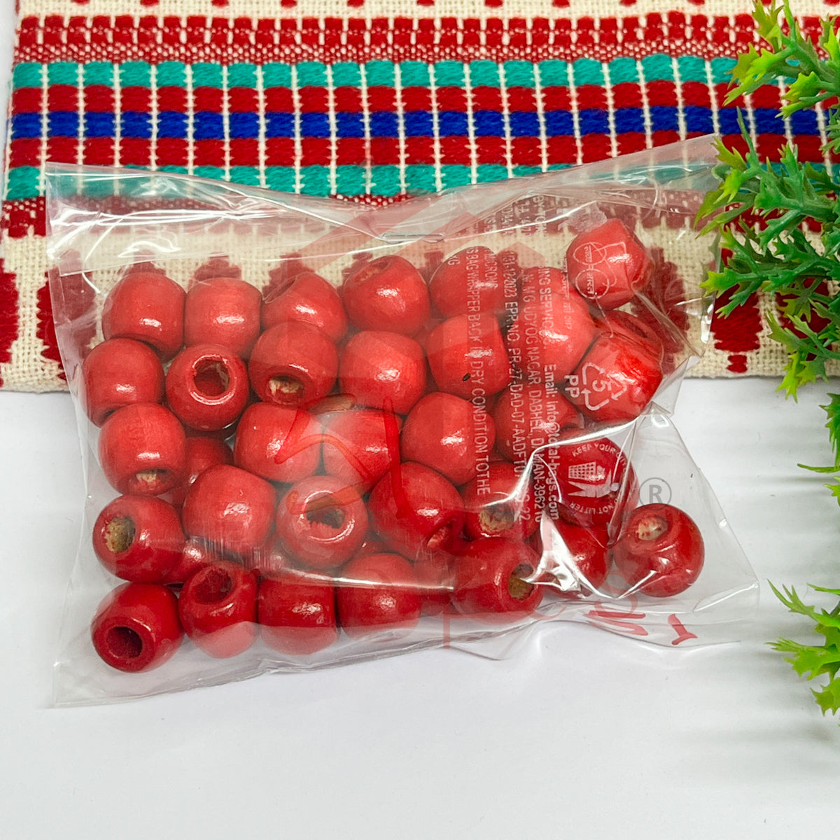 12x14mm Wooden Beads (50Pc Pack)