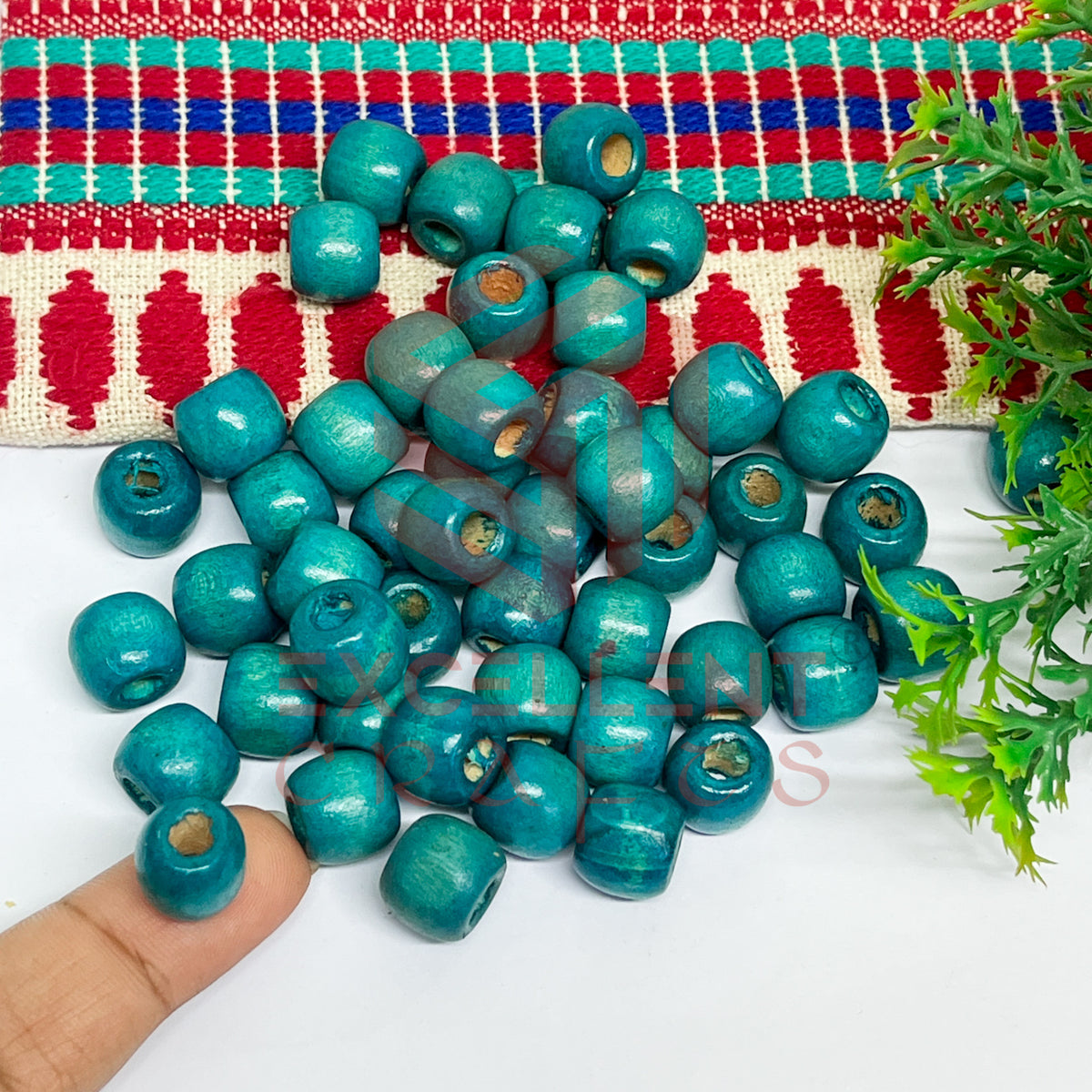 12x14mm Wooden Beads (50Pc Pack)