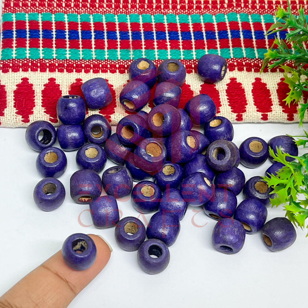 12x14mm Wooden Beads (50Pc Pack)