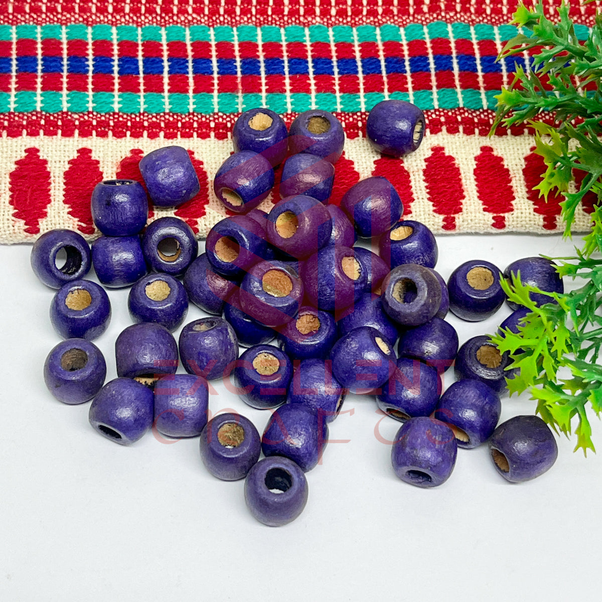 12x14mm Wooden Beads (50Pc Pack)