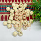 12x14mm Cream Wooden Beads (100pcs)