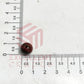 10mm Round Brown Wooden Beads (100Pcs Pack)