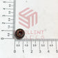 12mm Round Brown Wooden Beads (100Pcs Pack)