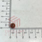 8mm Round Brown Wooden Beads (100Pcs Pack)
