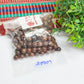 8mm Round Brown Wooden Beads (100Pcs Pack)