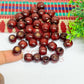 12x14mm Rose Brown Wooden Beads (100pcs)