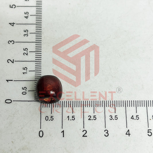 12x14mm Rose Brown Wooden Beads (100pcs)