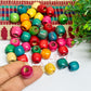 12x14mm Assorted Wooden Beads (100pcs)