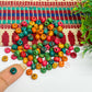 6mm Multicolor Wooden Beads- Pack of 200pcs