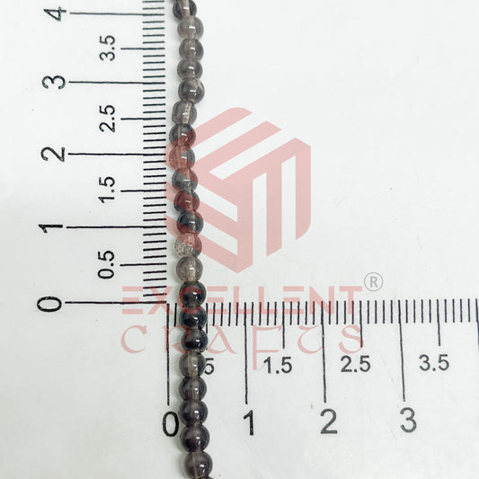 3mm Round Glass Beads (200 pcs)