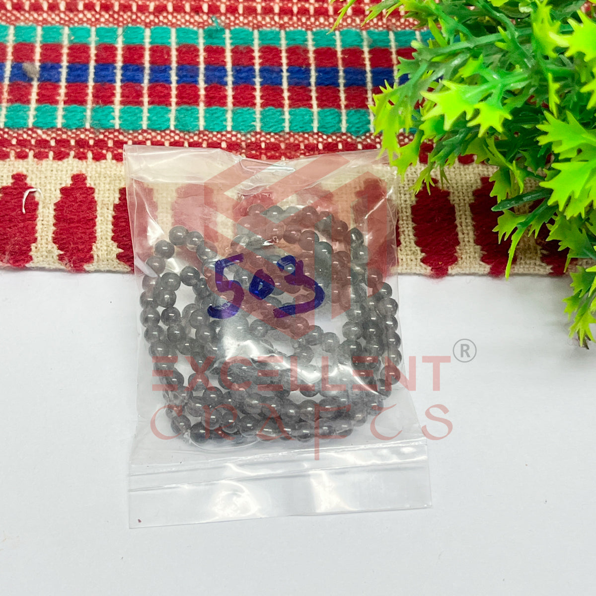 3mm Round Glass Beads (200 pcs)