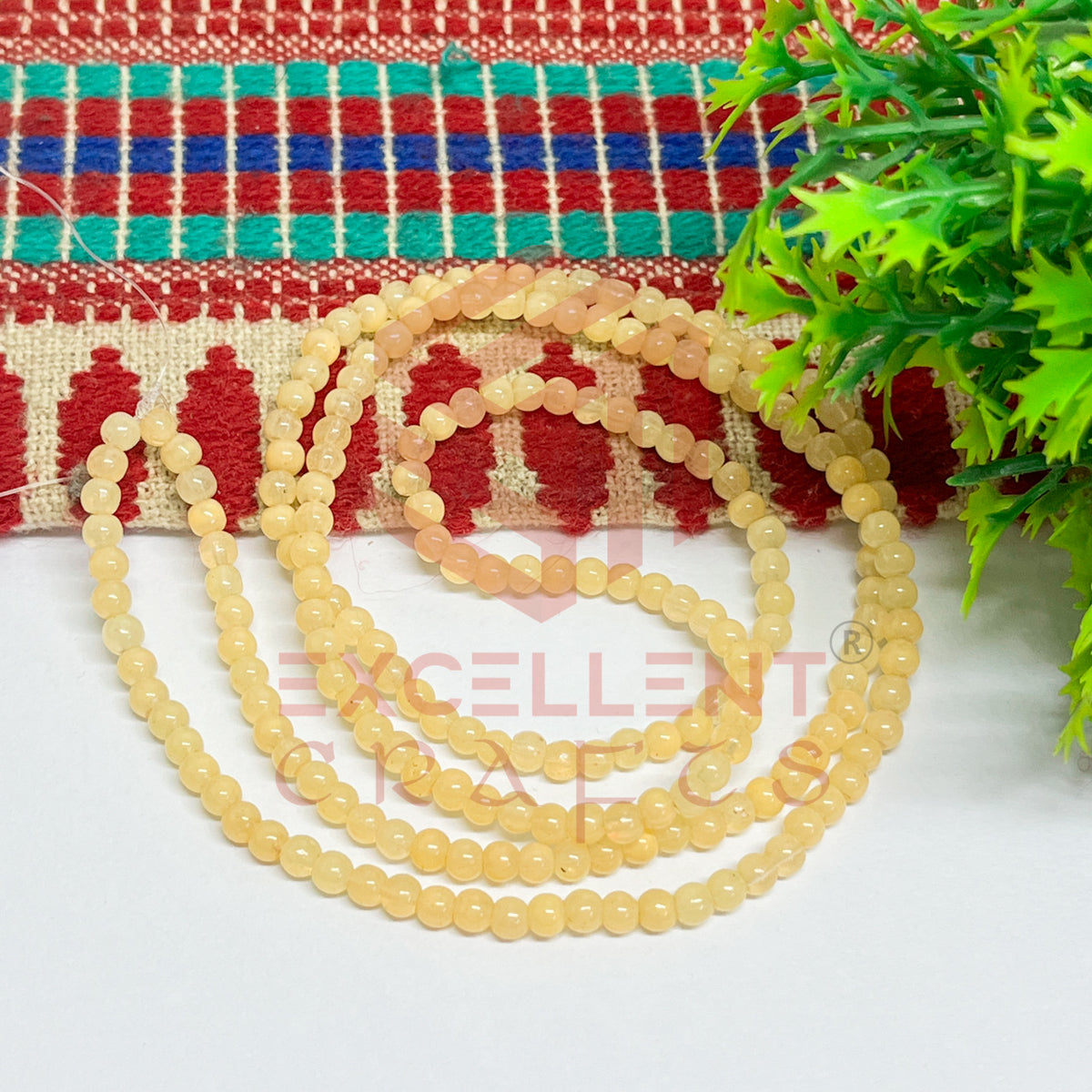 3mm Round Glass Beads (200 pcs)