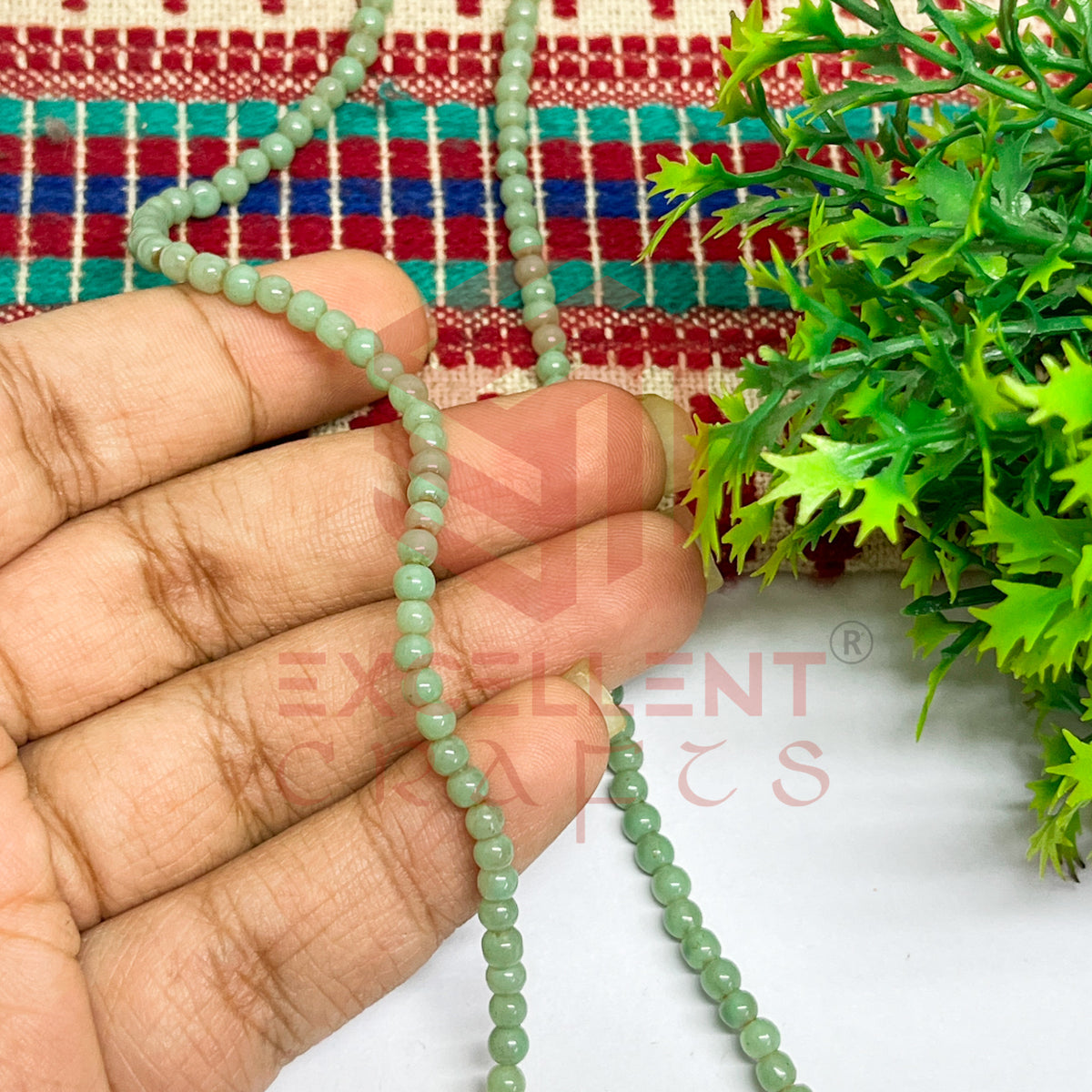 3mm Round Glass Beads (200 pcs)