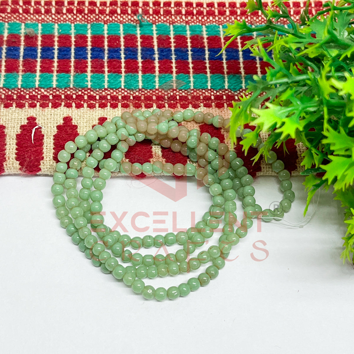 3mm Round Glass Beads (200 pcs)