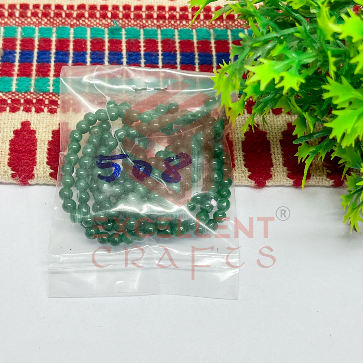 3mm Round Glass Beads (200 pcs)