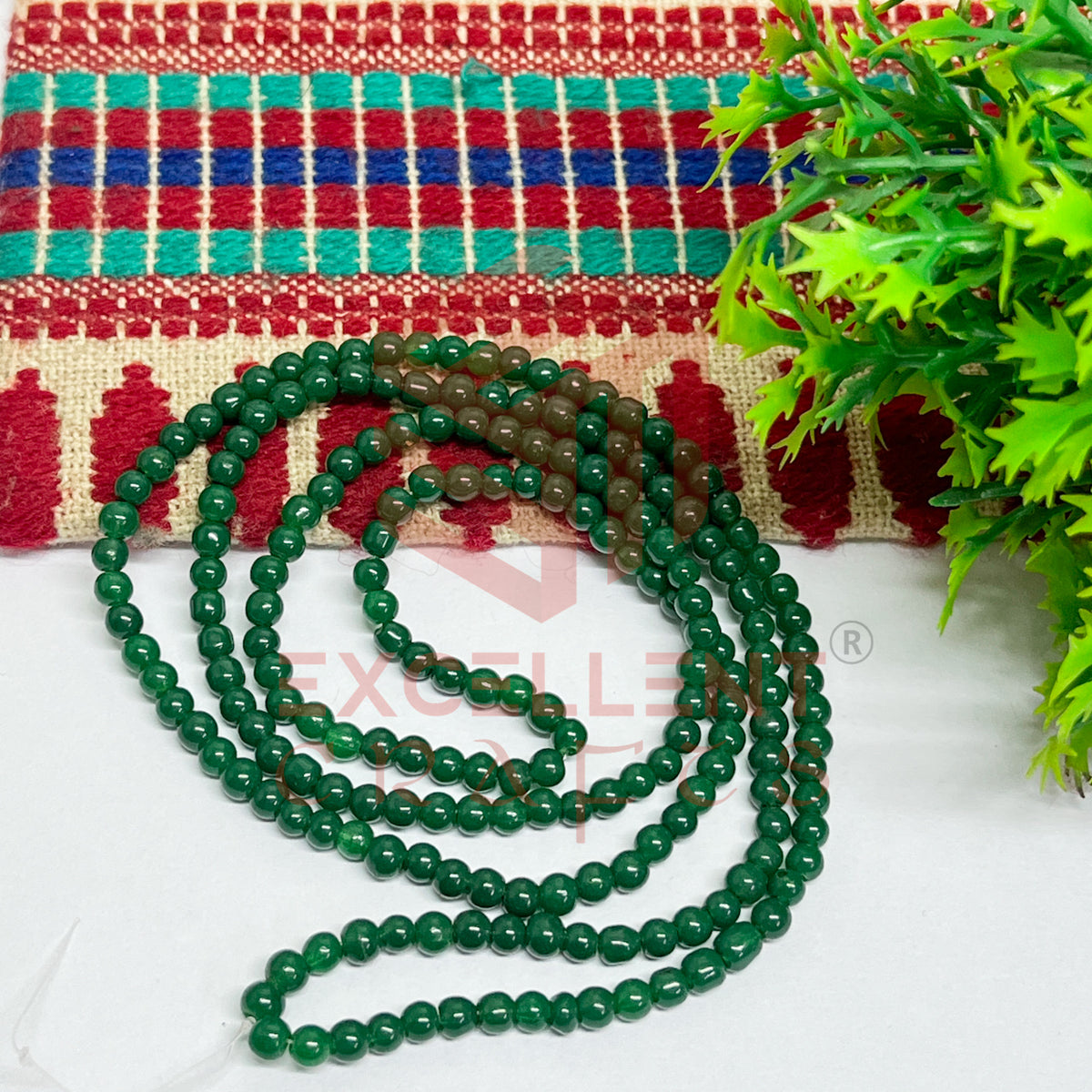 3mm Round Glass Beads (200 pcs)