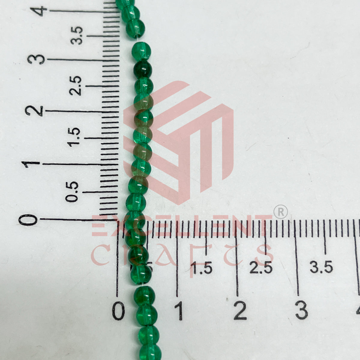 3mm Round Glass Beads (200 pcs)