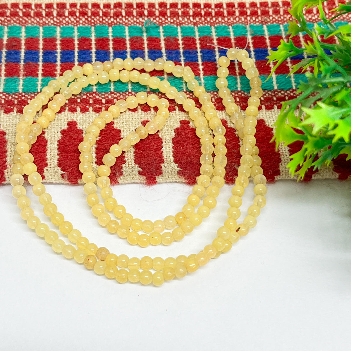 3mm Round Glass Beads (200 pcs)