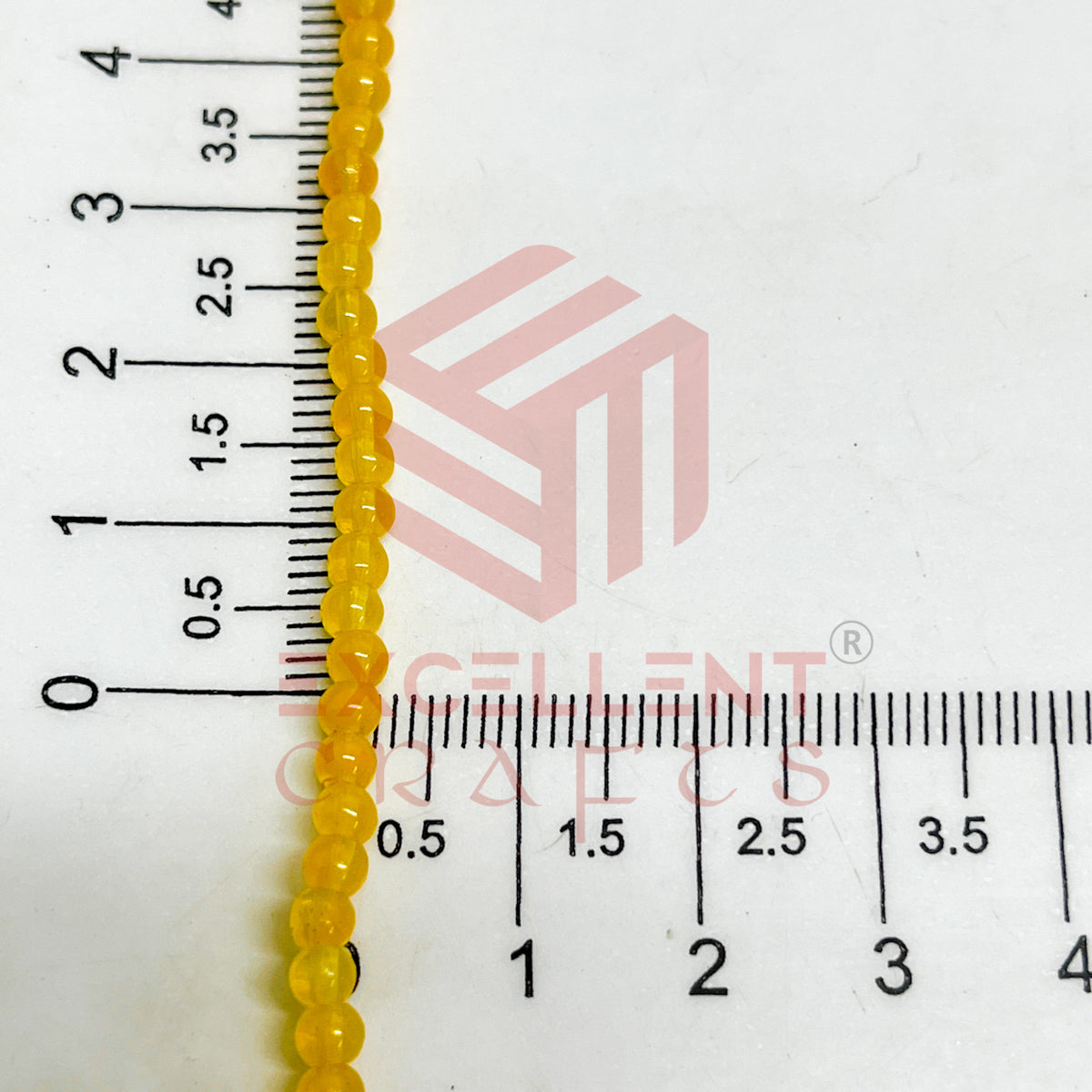 3mm Round Glass Beads (200 pcs)