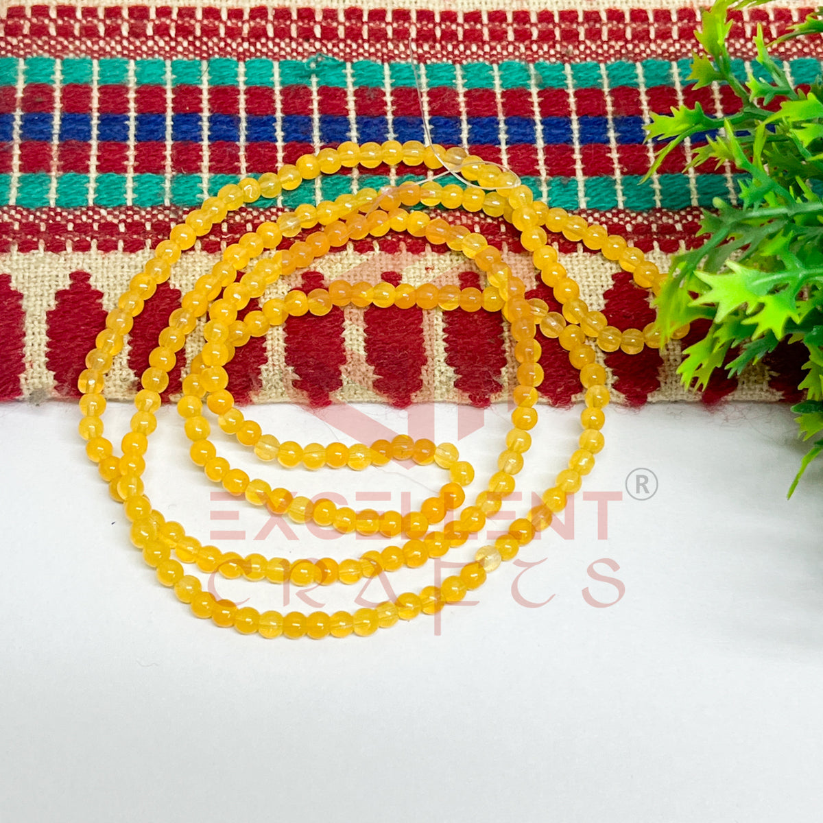 3mm Round Glass Beads (200 pcs)