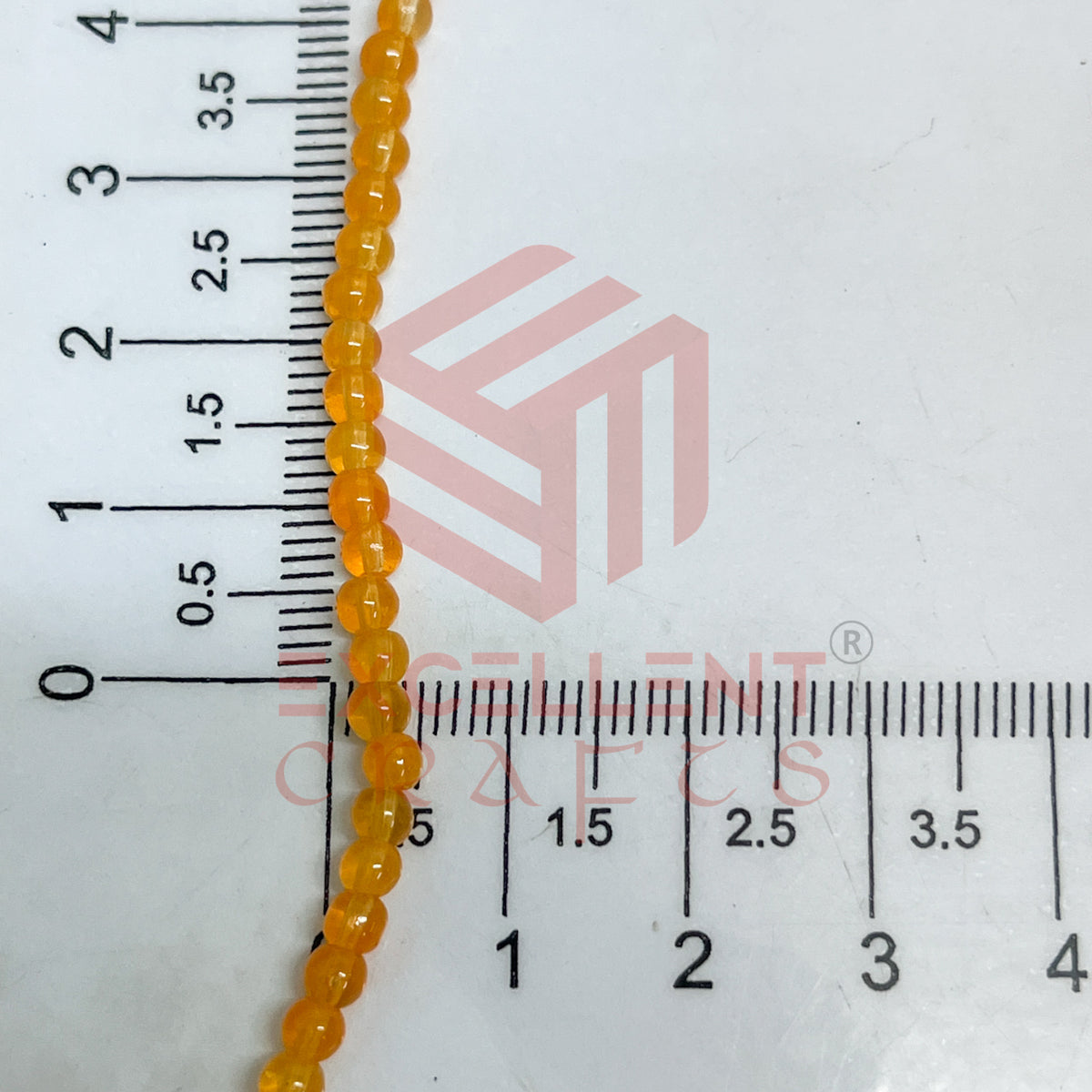 3mm Round Glass Beads (200 pcs)