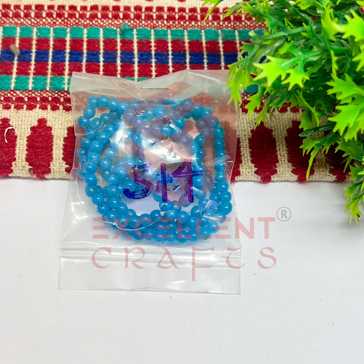 3mm Round Glass Beads (200 pcs)